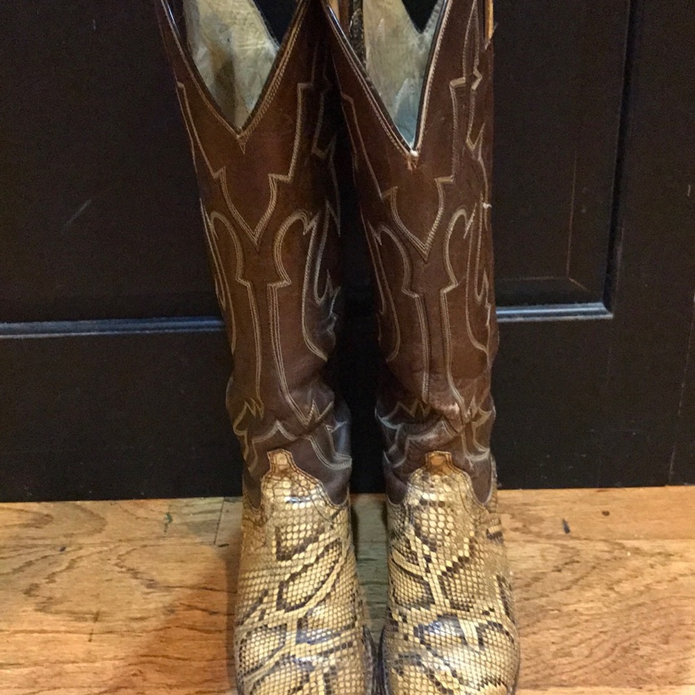Dan Post snake skin boots